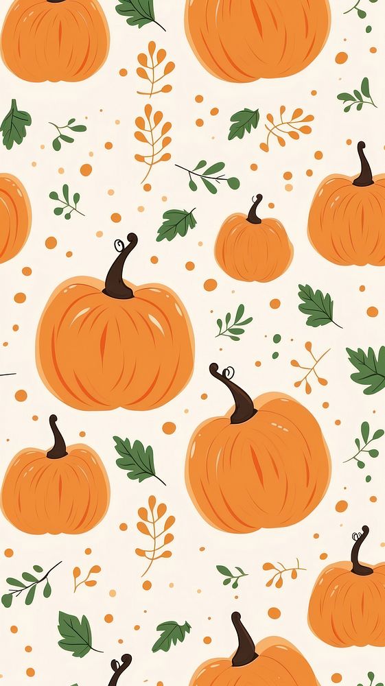 Pumpkin backgrounds wallpaper vegetable. AI generated Image by rawpixel.