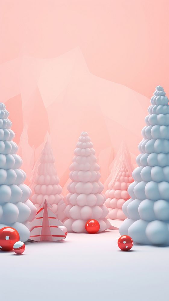 Christmas nature tree snow. AI generated Image by rawpixel.