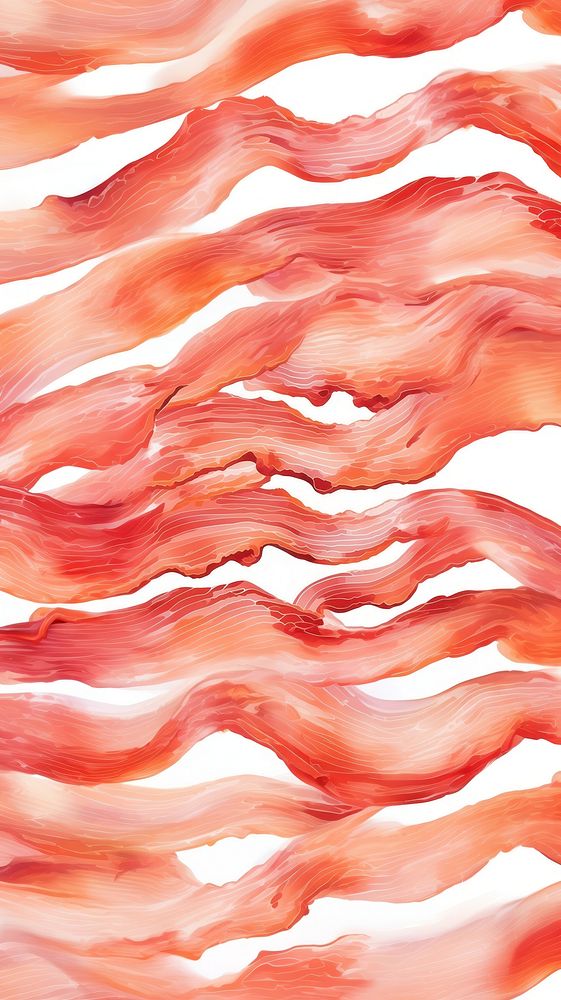 Bacon backgrounds pork abstract. AI generated Image by rawpixel.