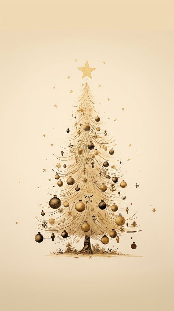 Chirstmas tree decoration christmas anticipation. AI generated Image by rawpixel.