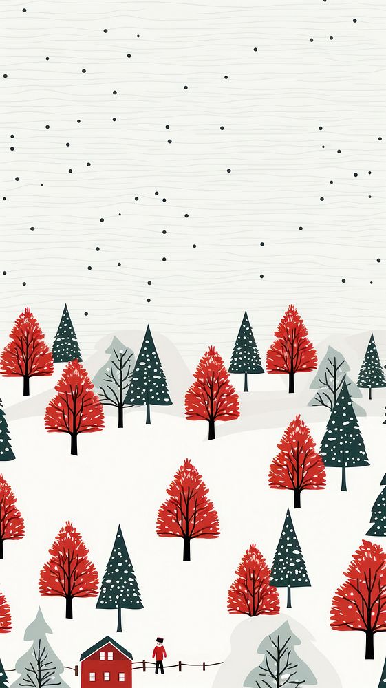 Christmas card plant tree backgrounds