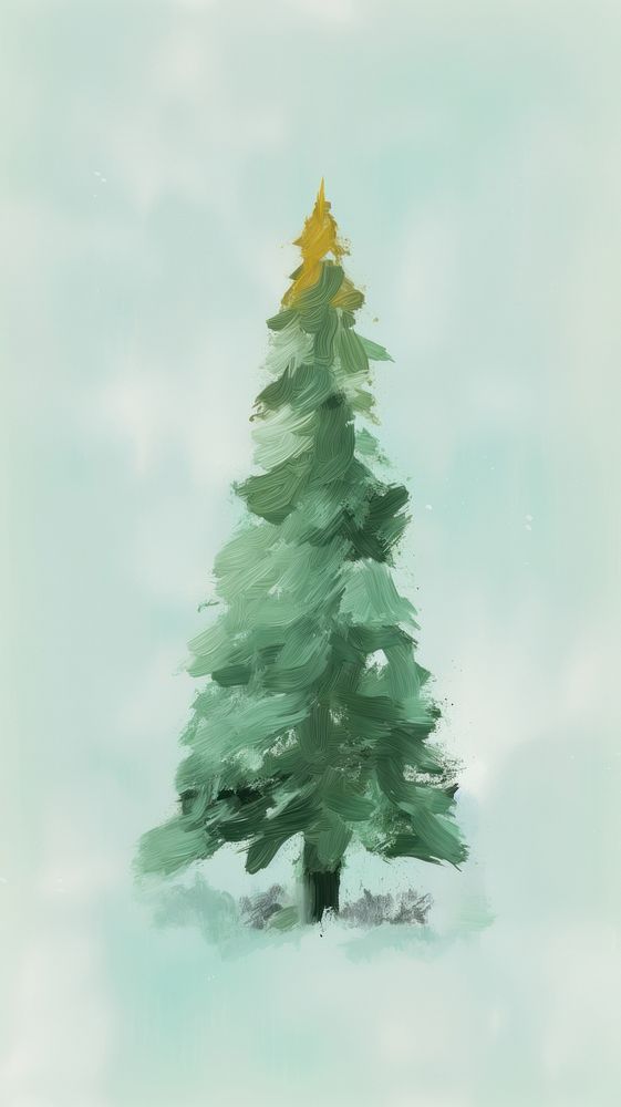 Tree christmas plant fir. AI generated Image by rawpixel.