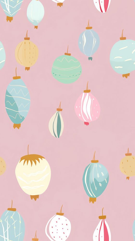Chirstmas ornamants backgrounds christmas pattern. AI generated Image by rawpixel.