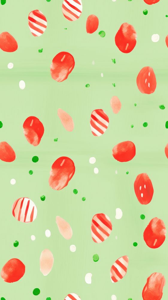 Christmas theme polka dots backgrounds pattern confectionery. AI generated Image by rawpixel.