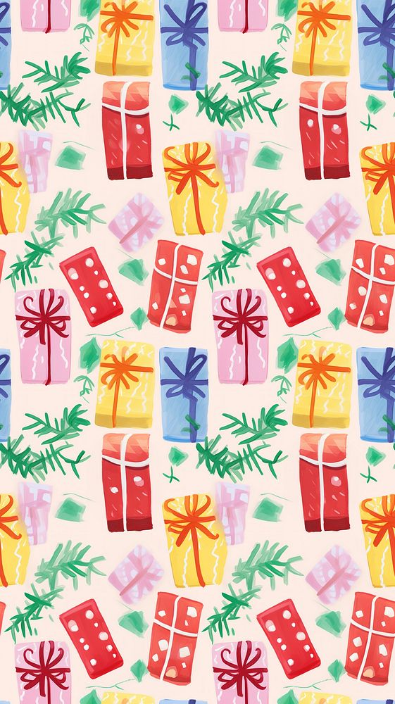 Backgrounds christmas gift celebration. AI generated Image by rawpixel.