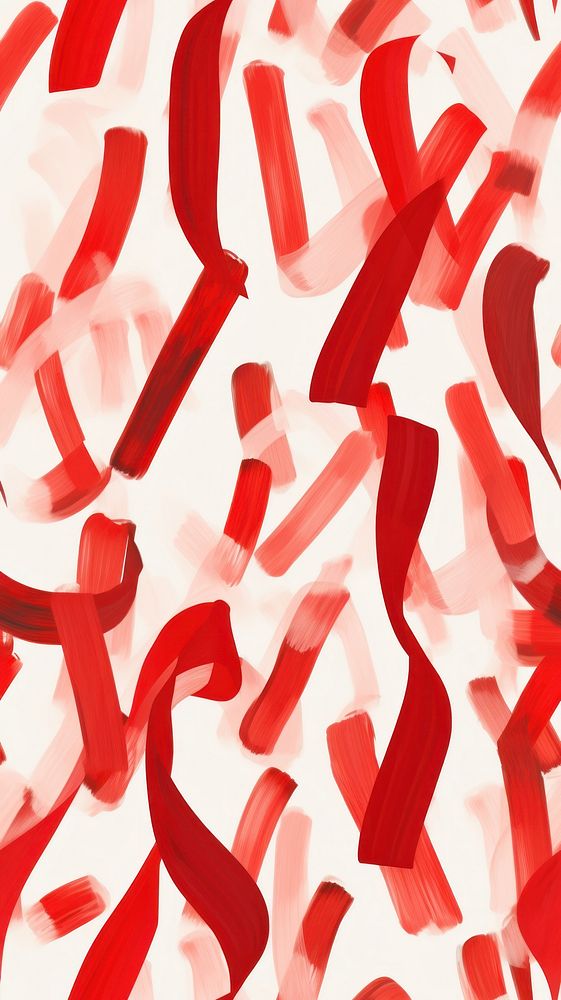 Red ribbon backgrounds crumpled abstract. AI generated Image by rawpixel.