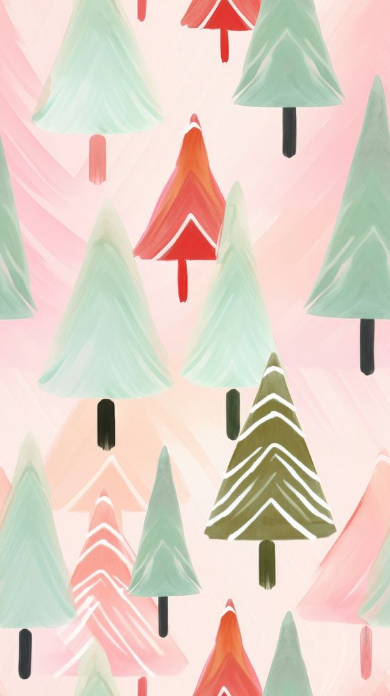 Retro christmas tree backgrounds confectionery creativity. AI generated Image by rawpixel.