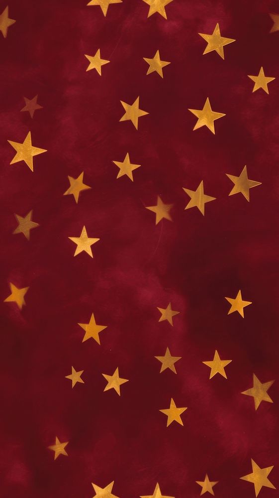 Tiny gold stars backgrounds texture maroon. AI generated Image by rawpixel.
