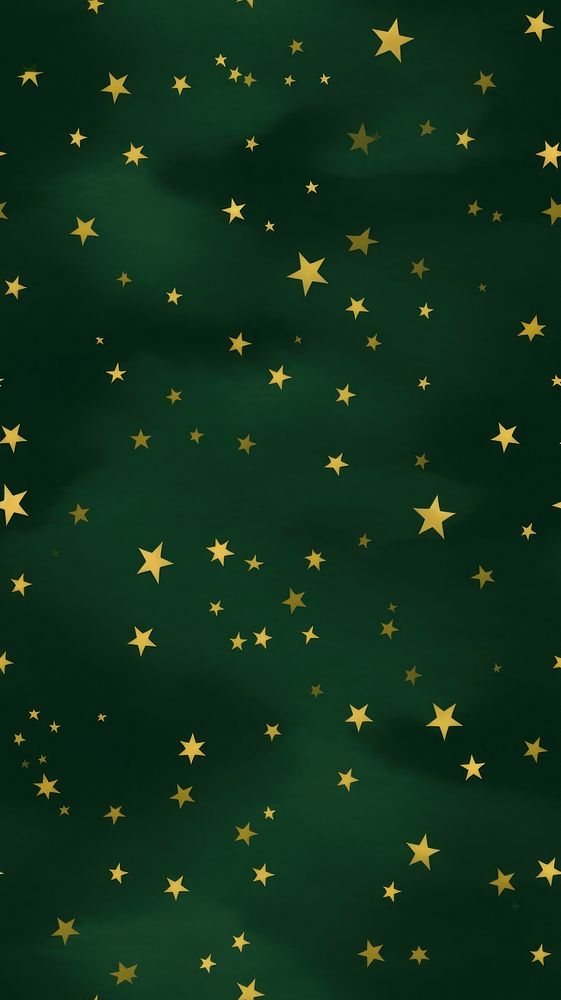 Tiny gold stars green backgrounds christmas. AI generated Image by rawpixel.