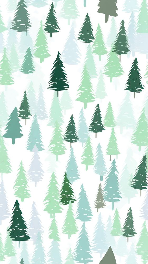 White christmas backgrounds plant tree. AI generated Image by rawpixel.
