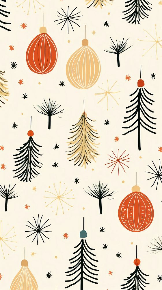 Christmas decorationr christmas pattern plant. AI generated Image by rawpixel.