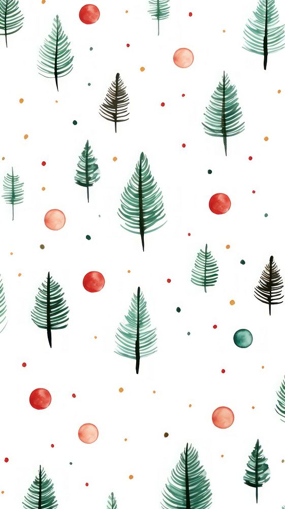 Pattern tree fir backgrounds. AI generated Image by rawpixel.