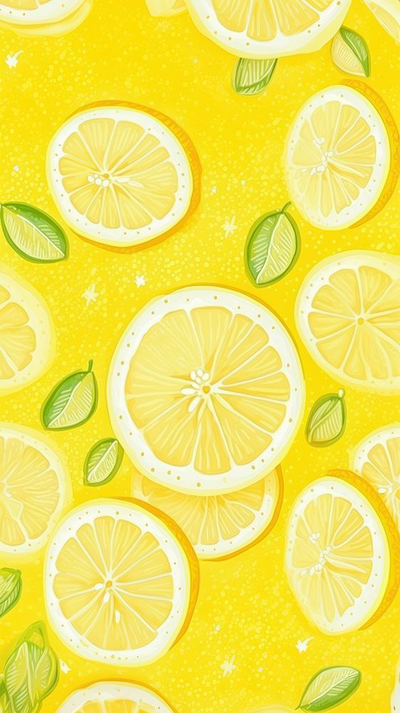 Lemon backgrounds pattern fruit. AI generated Image by rawpixel.