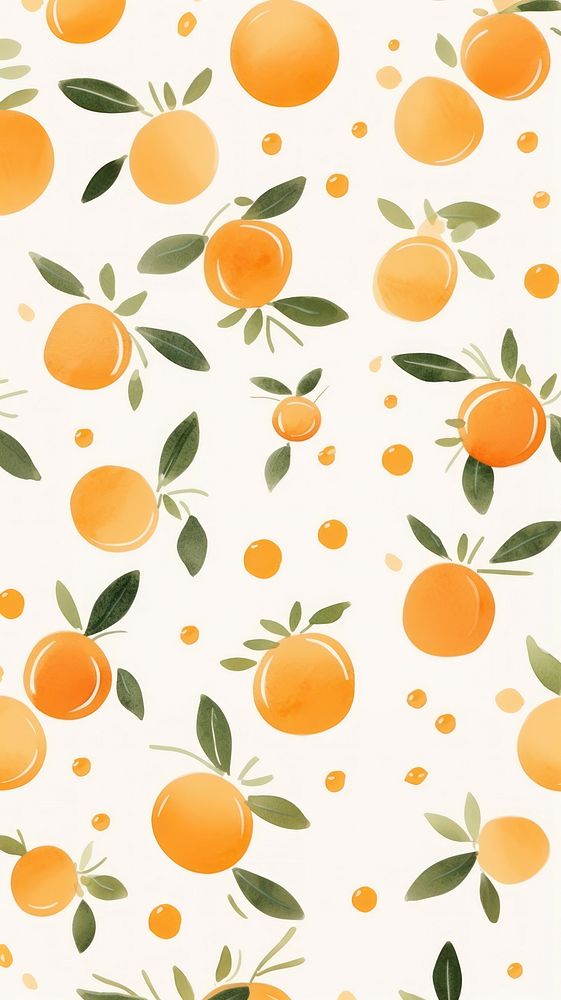 Orange pattern backgrounds grapefruit. AI generated Image by rawpixel.