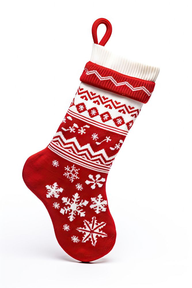 Christmas stocking christmas christmas stocking white background. AI generated Image by rawpixel.