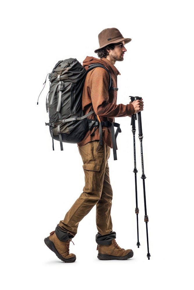 Backpack footwear walking hiking. AI generated Image by rawpixel.