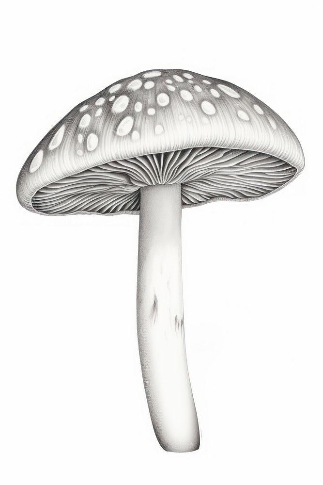  Mushroom fungus agaric plant. AI generated Image by rawpixel.