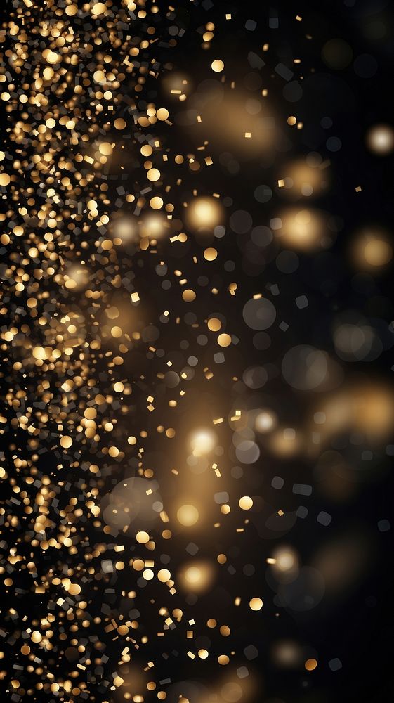 Shimmering golden particles backgrounds christmas outdoors. AI generated Image by rawpixel.