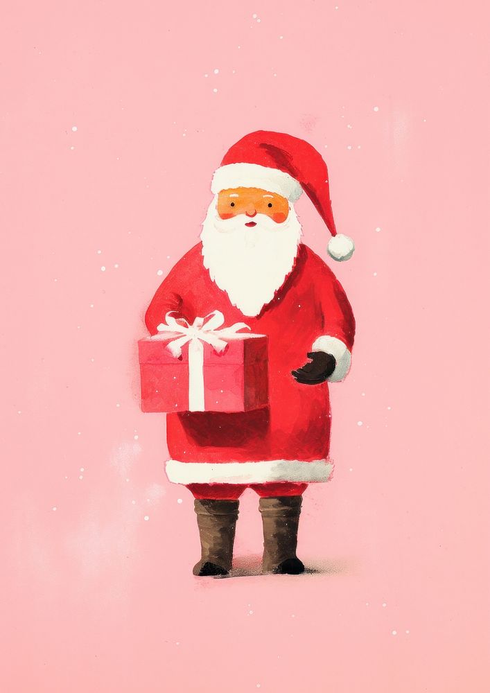 Santa rendeer christmas gift celebration. AI generated Image by rawpixel.