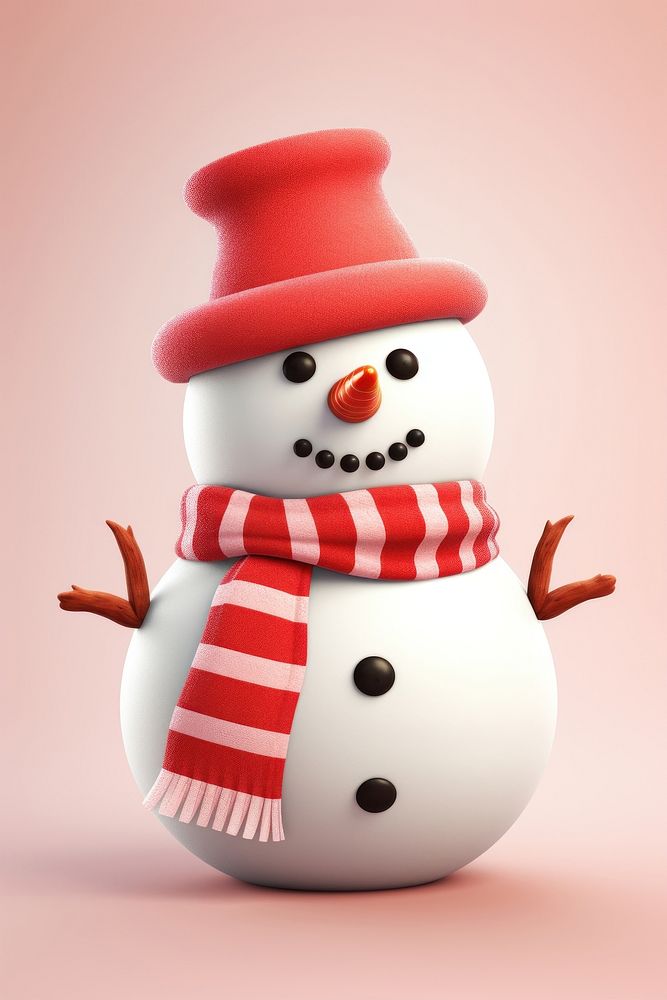 Snowman winter representation celebration. AI generated Image by rawpixel.