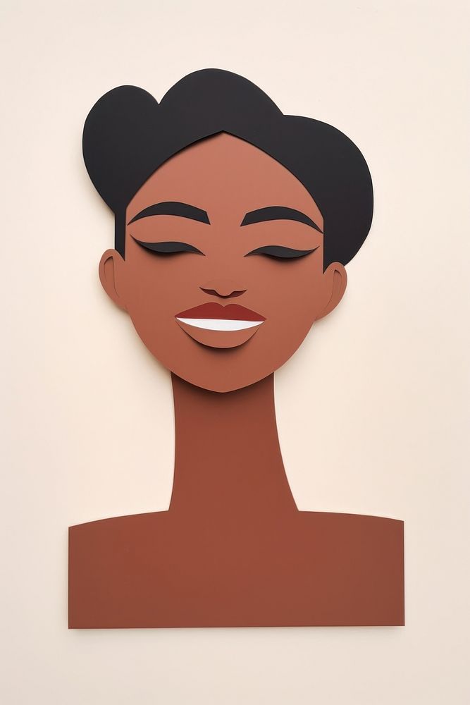 Happy black woman portrait craft adult. AI generated Image by rawpixel.