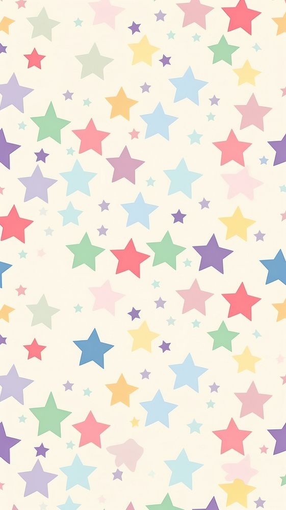 Star pattern backgrounds confetti. AI generated Image by rawpixel.
