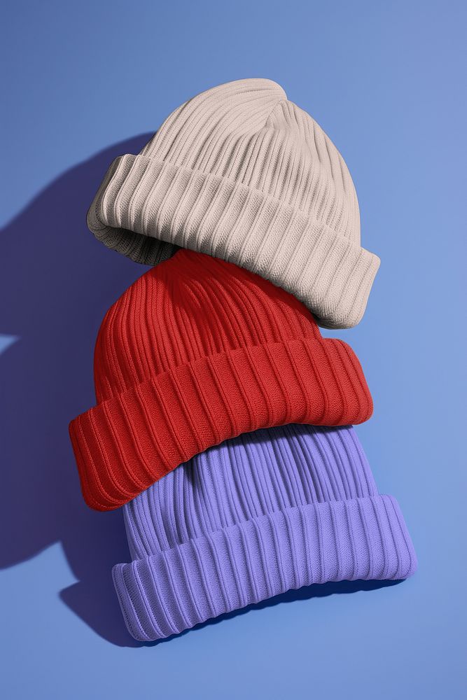 Colorful Beanies Free Photo Rawpixel