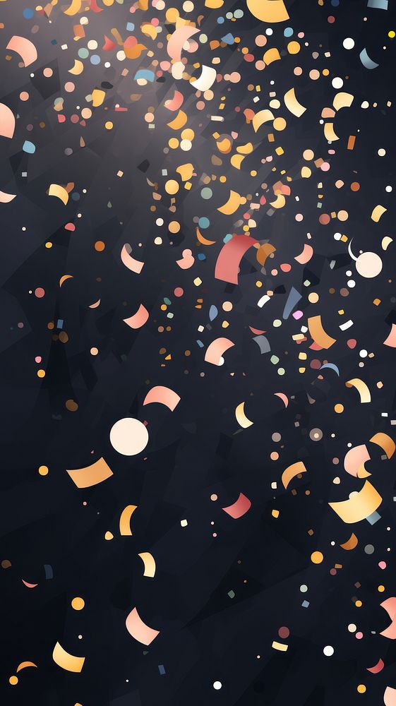 Confetti backgrounds celebration abstract. AI generated Image by rawpixel.