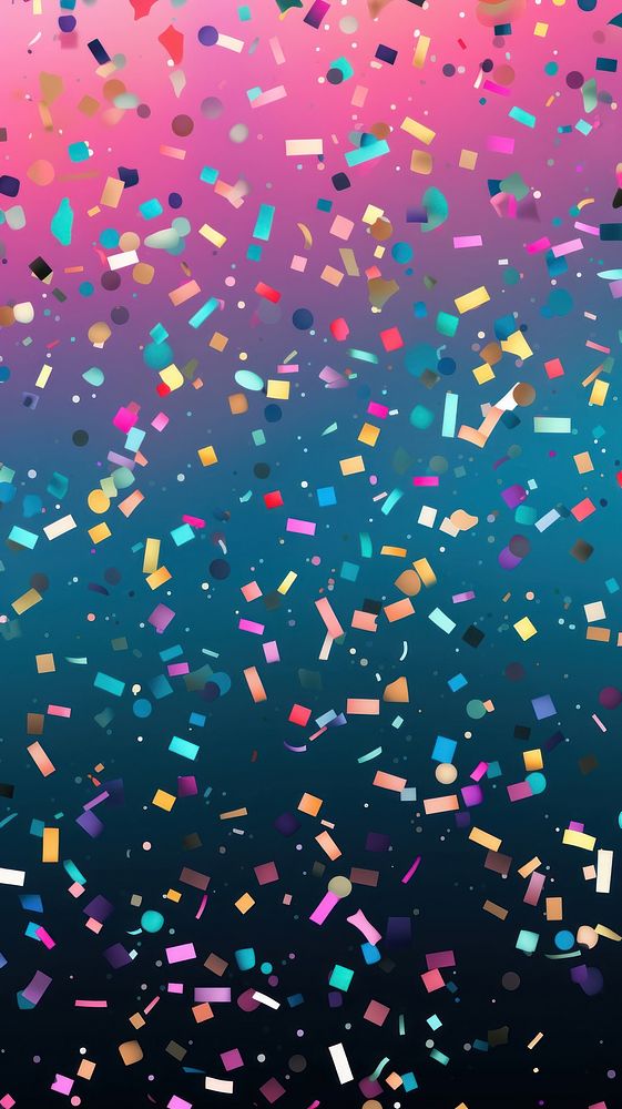 Confetti backgrounds celebration abundance. AI generated Image by rawpixel.