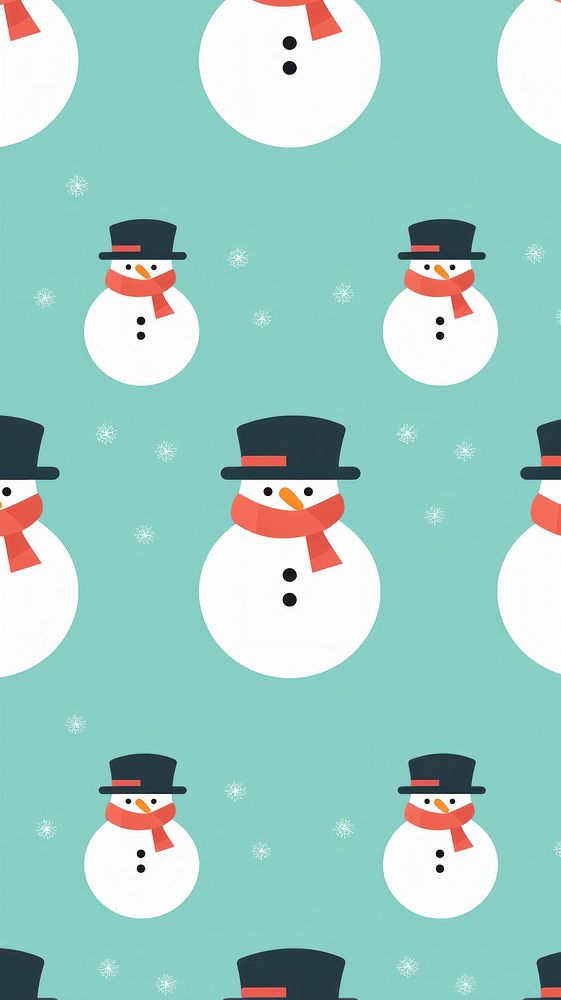 Snowman cartoon winter backgrounds. AI generated Image by rawpixel.