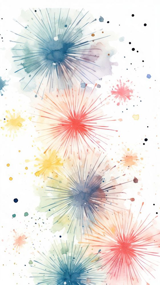 New year fireworks paper backgrounds. AI generated Image by rawpixel.