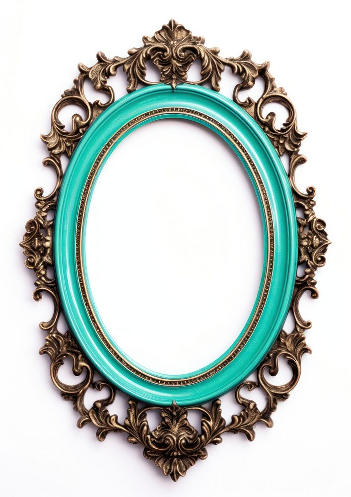 Oval Turquoise frame vintage turquoise jewelry photo. AI generated Image by rawpixel.