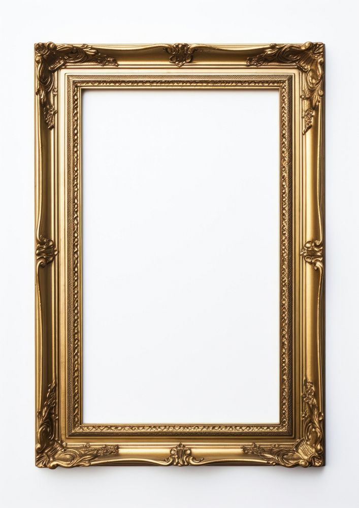 Mirror frame photo gold. AI generated Image by rawpixel.