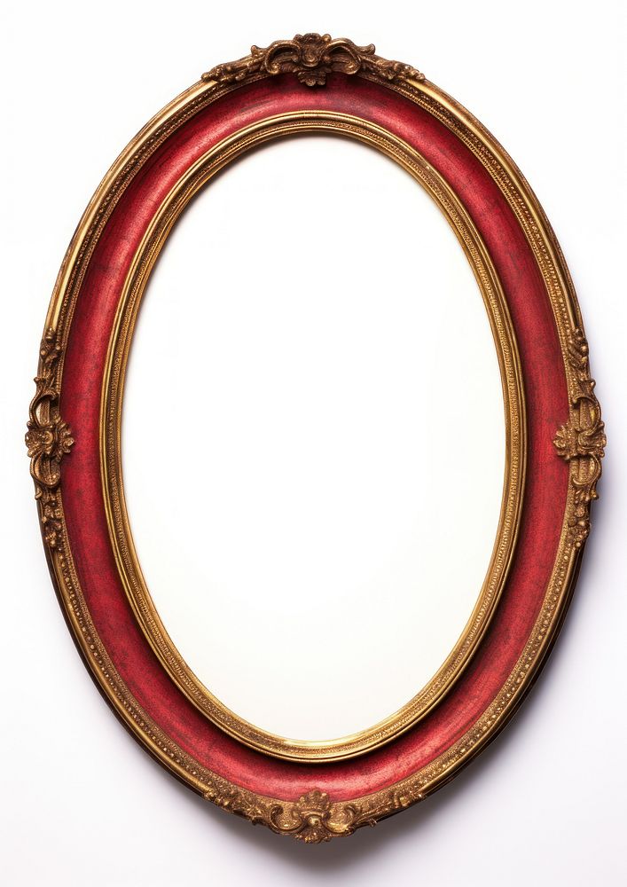 Frame photo gold oval. AI generated Image by rawpixel.
