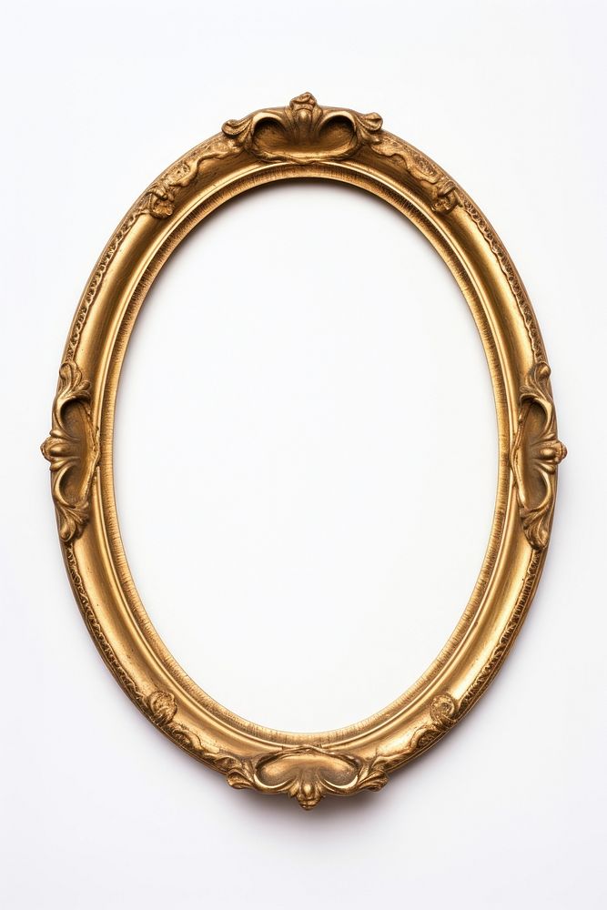 Gold Oval jewelry locket frame. AI generated Image by rawpixel.