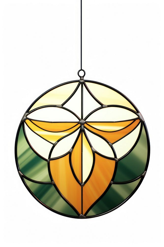Glass Ornament chandelier shape lamp. AI generated Image by rawpixel.
