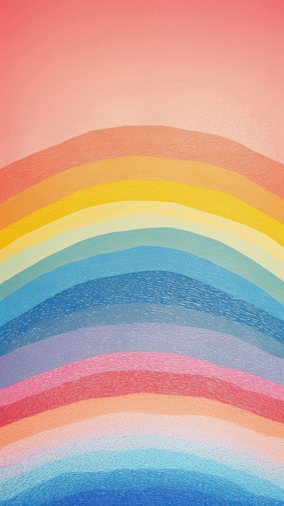 Rainbow painting pattern texture. AI generated Image by rawpixel.