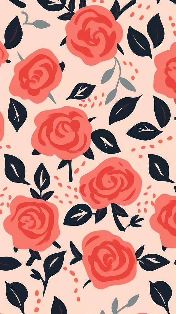Rose pattern inflorescence backgrounds. AI generated Image by rawpixel.