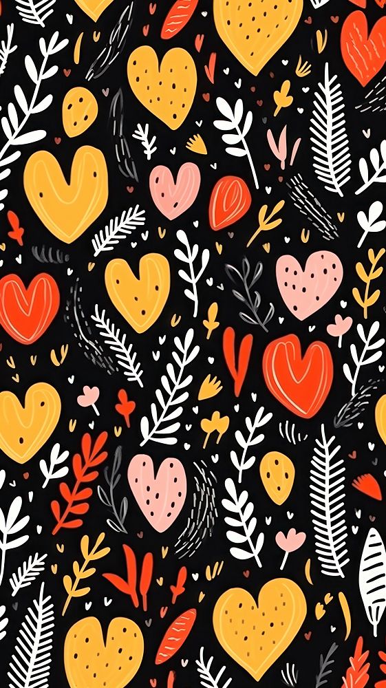 Love pattern backgrounds creativity. AI generated Image by rawpixel.