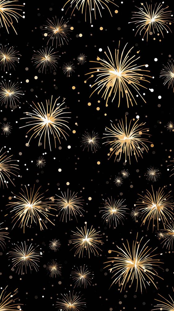 Fireworks confetti outdoors night. AI generated Image by rawpixel.