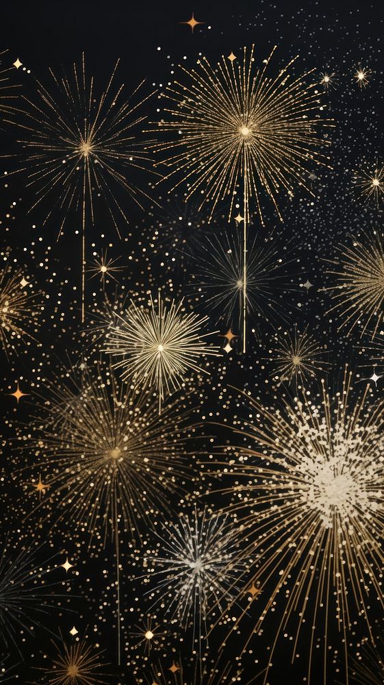 Fireworks outdoors nature night. AI generated Image by rawpixel.