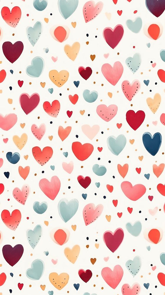 Love backgrounds pattern love. AI generated Image by rawpixel.