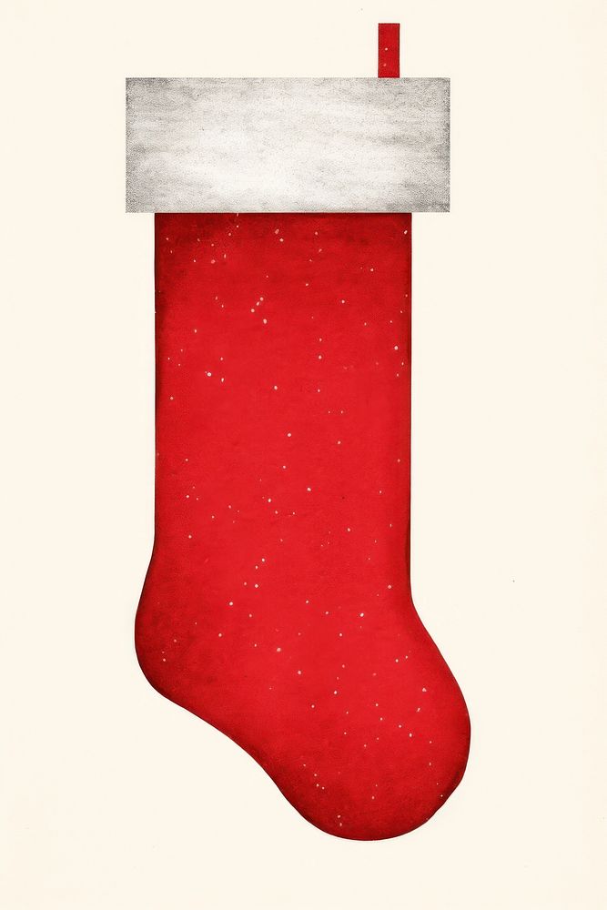 Christmas stocking christmas paper text. AI generated Image by rawpixel.