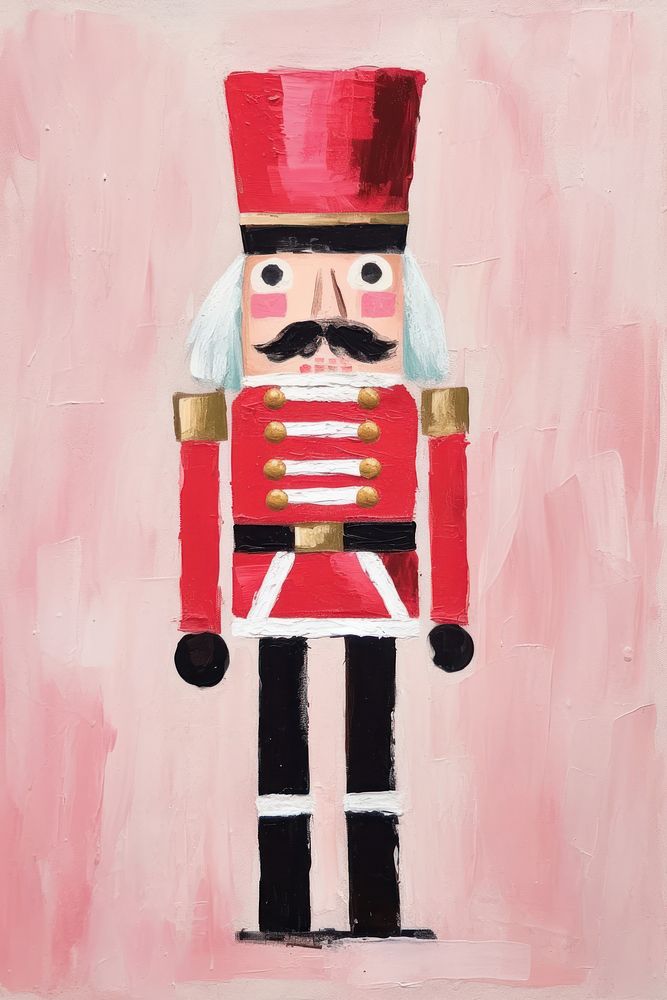 Nutcracker nutcracker art red. AI Free Photo Illustration rawpixel