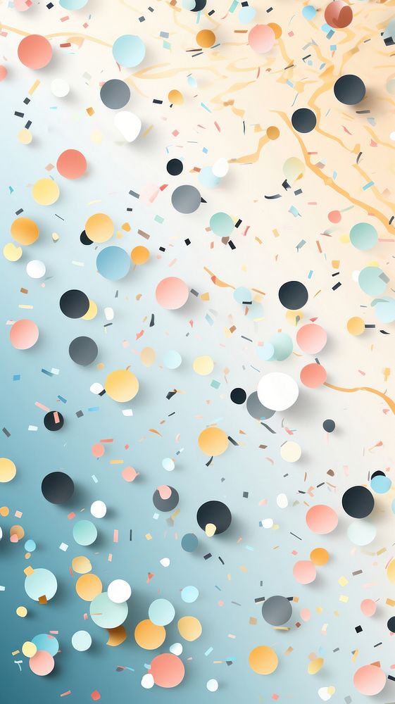 Confetti paper backgrounds celebration. AI generated Image by rawpixel.