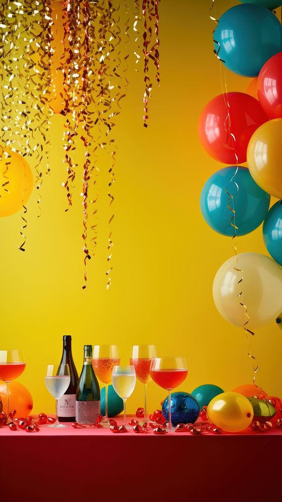 Celebration balloon party fun. AI generated Image by rawpixel.