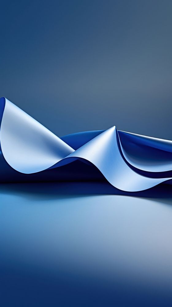 Abstract folded curve paper. AI generated Image by rawpixel.
