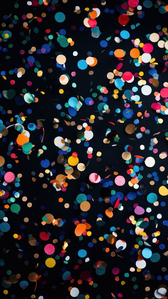 Confetti backgrounds celebration decoration. AI generated Image by rawpixel.