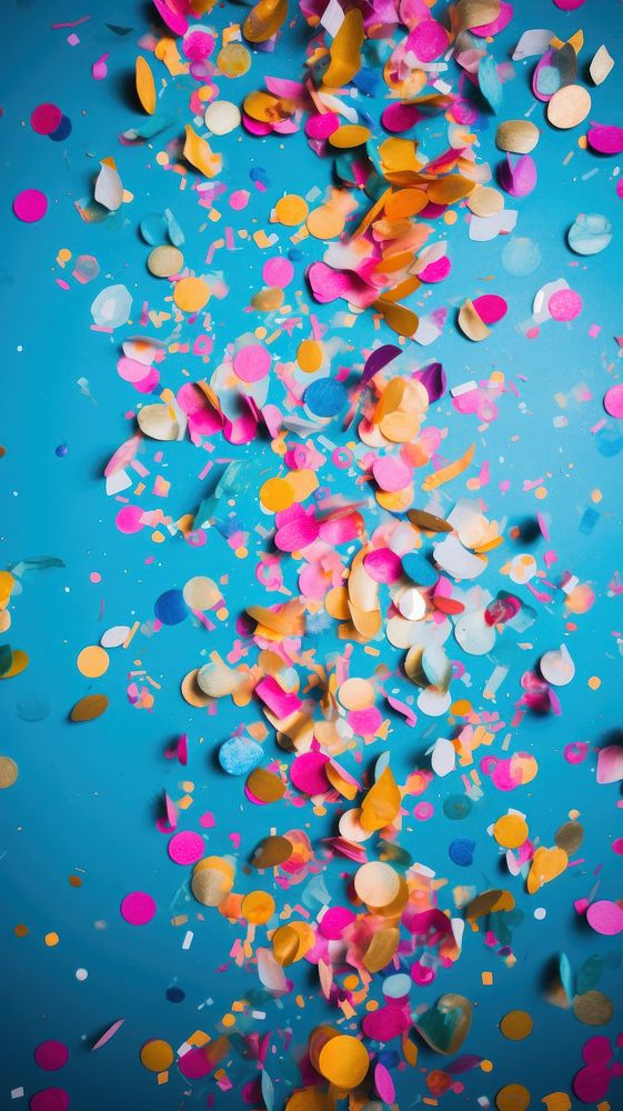 Confetti flower petal backgrounds. AI generated Image by rawpixel.
