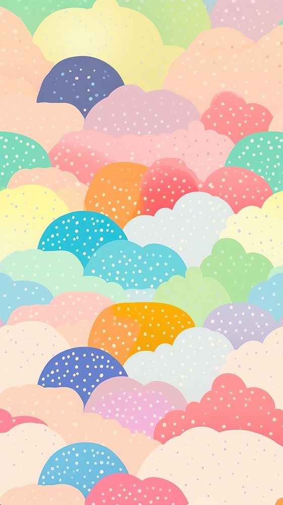 Rainbow pattern backgrounds variation. AI generated Image by rawpixel.